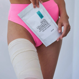 Zestaw chłodzących bandaży antycellulitowych Hillary Anti-Cellulite Pro (6 opakowań) + olejek antycellulitowy Grapefruit Hillary